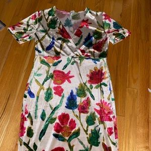 Velvet floral dress!